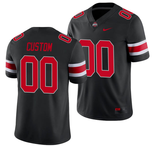Custom Ohio State Buckeyes Jersey Name and Number NCAA College Football Alternate Black