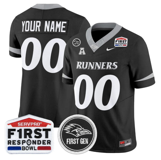Custom UTSA Roadrunners Jersey 2025 First Responder Bowl Stitched