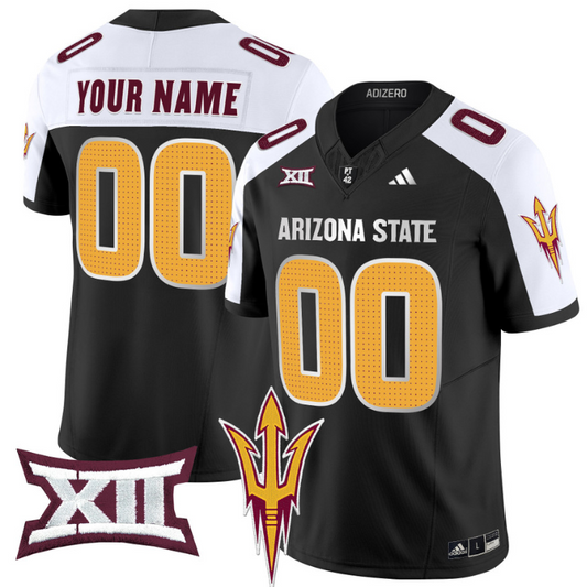 Custom Arizona State Sun Devils Jersey Name, Number 2024 Vapor Limited Black Alternate