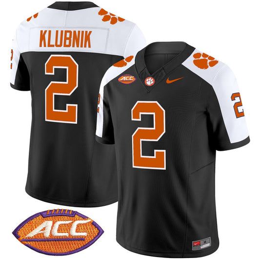Cade Klubnik Jersey #2 Clemson Tigers 2025 Vapor Limited Stitched Black Alter