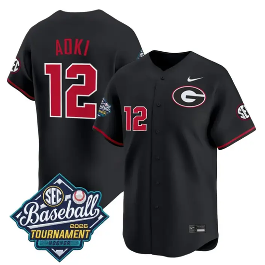 Caden Aoki Jersey #12 Georgia Bulldogs Softball Sec Tournament 2026