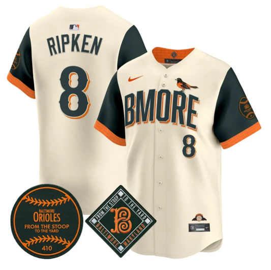 Cal Ripken Jersey #8 Baltimore Orioles 2026 City Connect Premier Stitched