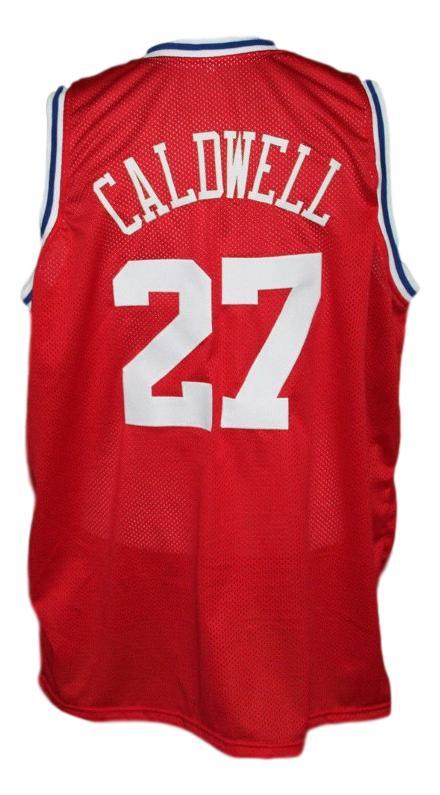 Caldwell Jones Jersey #27 Aba East Basketball New Sewn Red