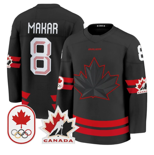 Cale Makar Jersey #8 Canada Olympic 2026 Premium Hockey All Stitched
