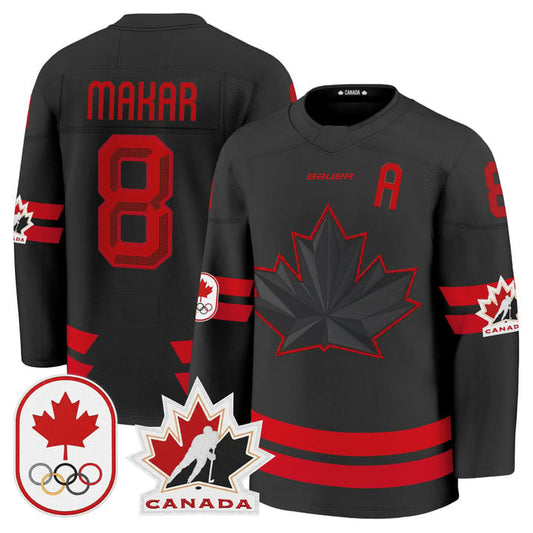 Cale Makar Jersey #8 Canada Olympic Premium Hockey 2026 Stitched