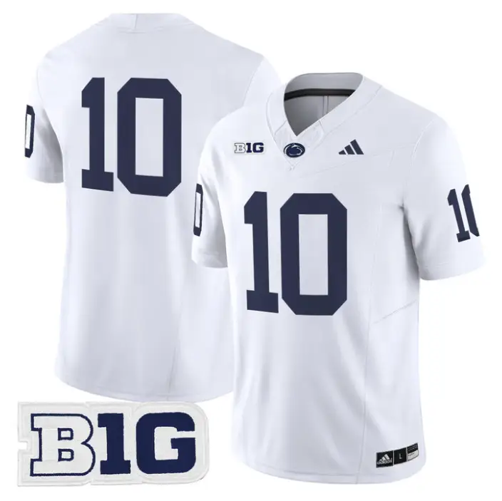 Caleb Bacon Jersey #10 Penn State 2026 No Name on Back Limited Stitched