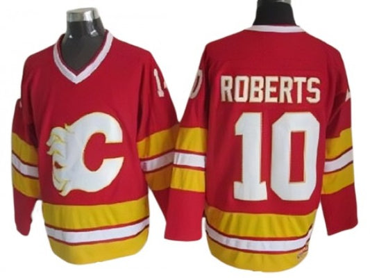 Calgary Flames #9 Lanny McDonald White 1989 Vintage CCM Jersey