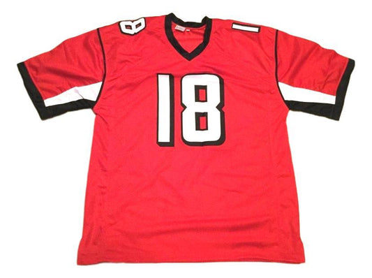 Calvin Ridley Jersey #18 Custom Unsigned Football Jerseys Stitched Red
