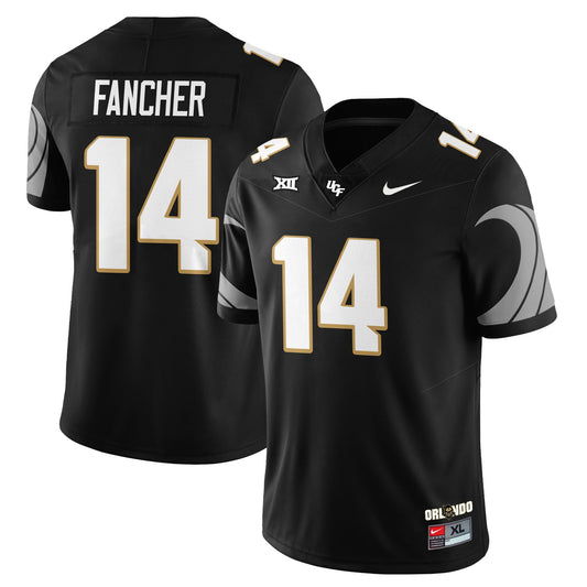 Cam Fancher Jersey #14 UCF Football 2025 Core Uniforms Stitched Black