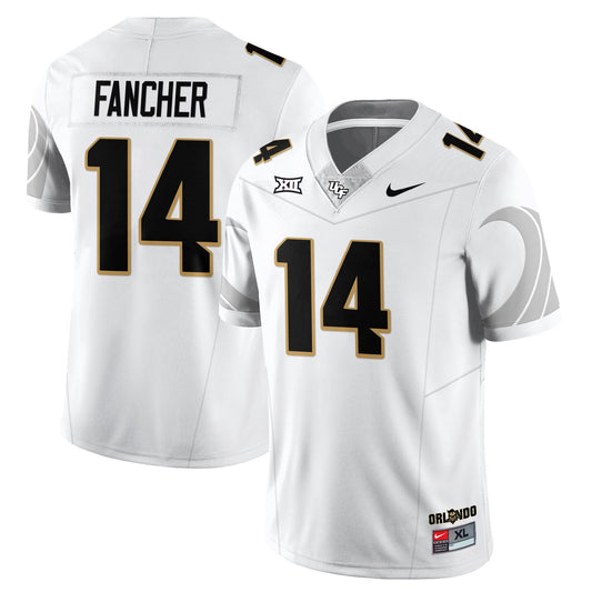 Cam Fancher Jersey #14 UCF Football 2025 Core Uniforms Stitched White