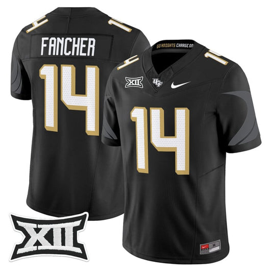 Cam Fancher Jersey #14 UCF Knights 2025 Vapor Limited Football Stitched Black