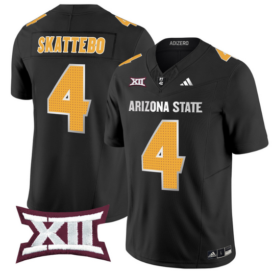 Cam Skattebo Jersey #4 Arizona State Sun Devils 2024 Vapor Limited Black