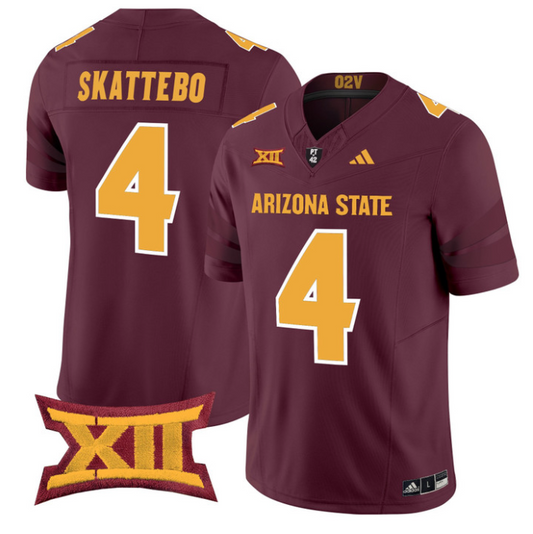 Cam Skattebo Jersey #4 Arizona State Sun Devils 2025 Limited Stitched Maroon