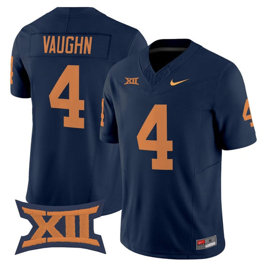 Cam Vaughn Jersey #4 West Virginia Mountaineers 1965 Throwback Limited Stitched
