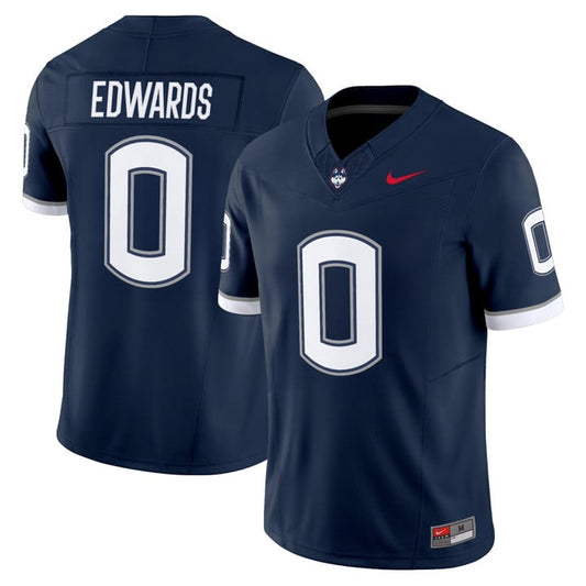 Cam Edwards Jersey #0 UConn Huskies 2025 Vapor Limited Stitched