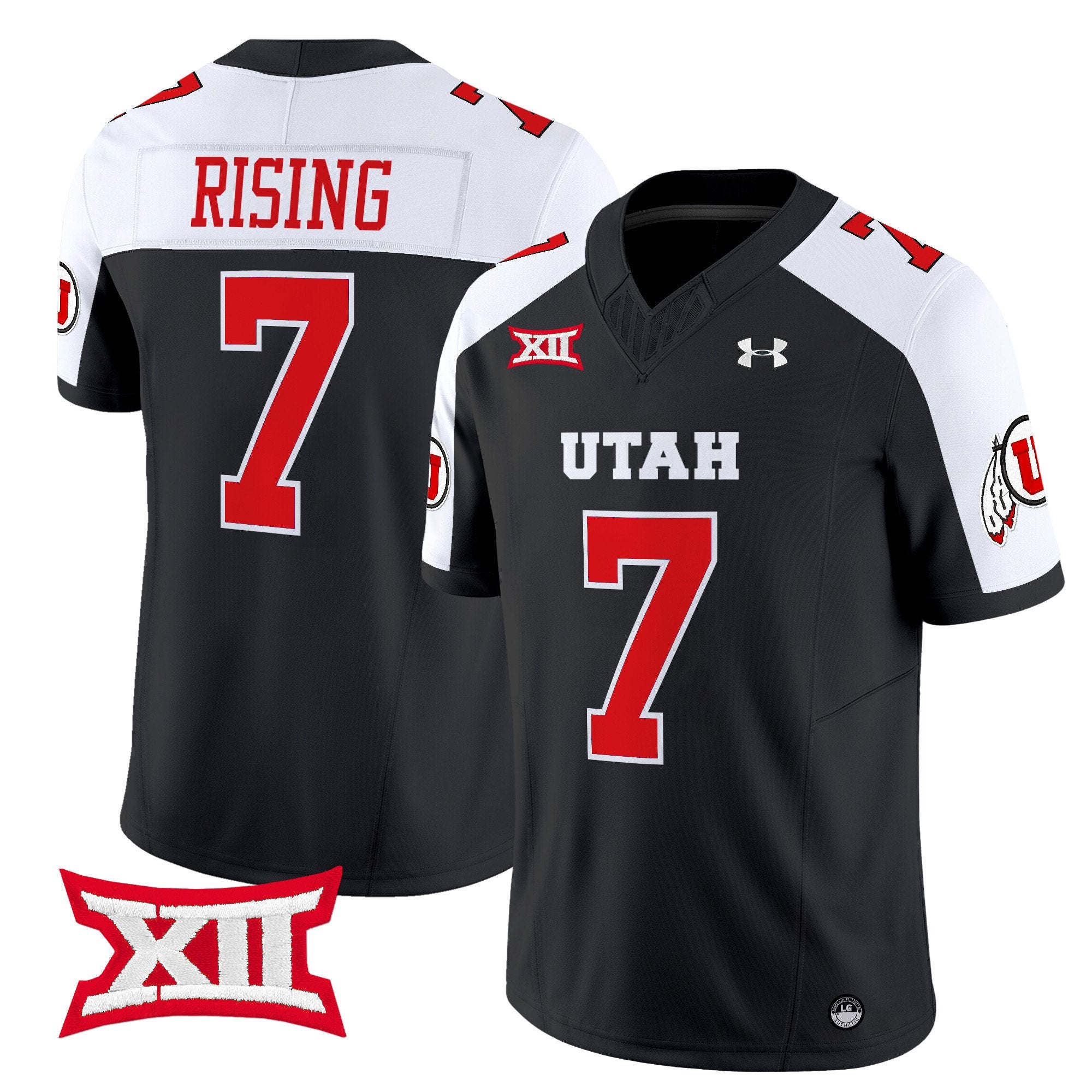 Eric Weddle Jersey #32 Utah Utes 2025 Vapor Limited Stitched Black Alternate