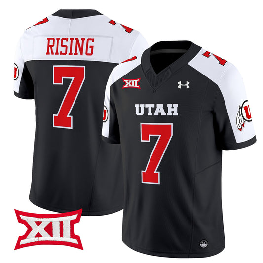 Eric Weddle Jersey #32 Utah Utes 2025 Vapor Limited Stitched Black Alternate