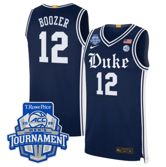 Cameron Boozer Jersey #12 Duke Blue Devils 2026 ACC Tournament Stitched