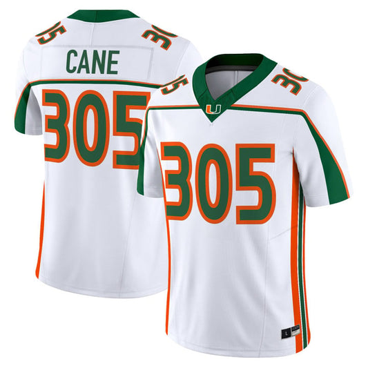 Cane Jersey #305 Miami Hurricanes Throwback 2025 Vapor Limited Stitched