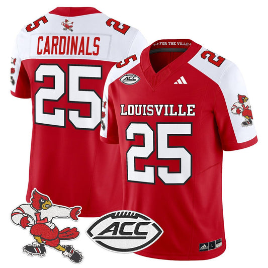 Cardinals Jersey #25 Louisville Cardinals 1980s Throwback Stitched Red Alter