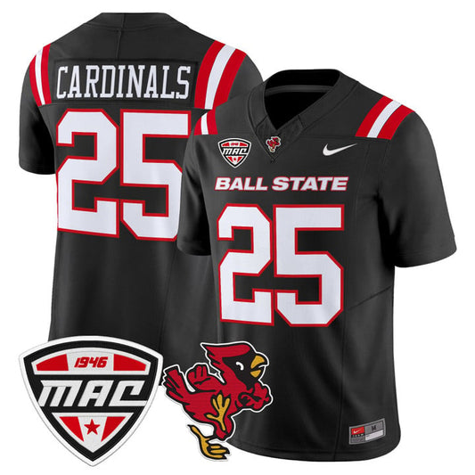 Cardinals Jersey #25 Ball State Cardinals 2025 Limited Stitched