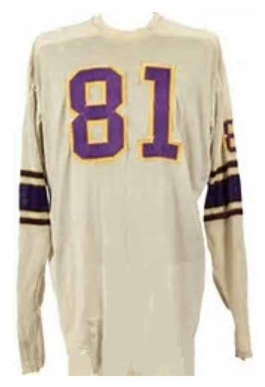 Carl Eller Jersey Vintage Style Minnesota Vikings Long Sleeve Custom Throwback Football No Name On back White