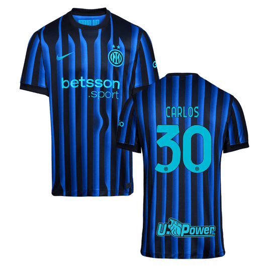 Carlos Augusto #30 Inter Milan 2025-26 Home Match Jersey – Blue