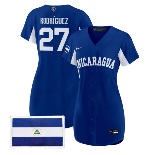 Carlos Rodríguez Jersey #27 Nicaragua 2026 World Baseball Dress Stitched