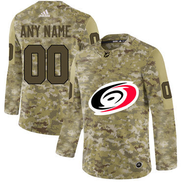 Carolina Hurricanes Custom Grey  2020-21 Reverse Retro Alternate NHL Jersey