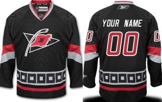 Carolina Hurricanes Customized Black Third Jersey