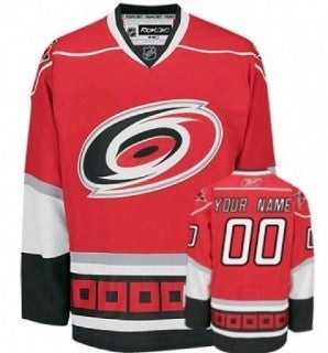 Carolina Hurricanes  Customized Red Jersey