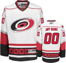 Carolina Hurricanes Customized White Jersey