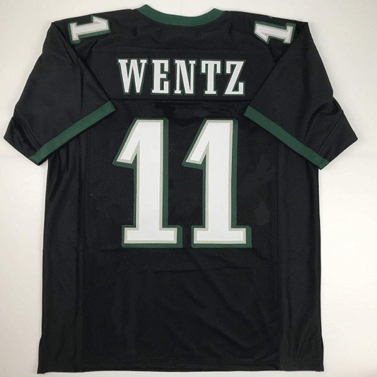 Carson Wentz Jersey Philadelphia Eagles Custom Throwback Football
