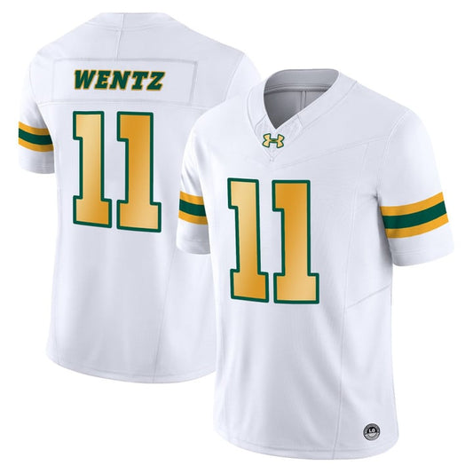 Carson Wentz Jersey #11 North Dakota State Bison Limited Stitched White