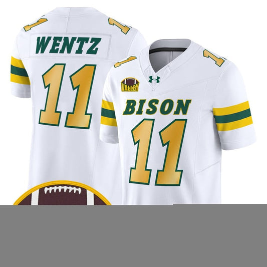 Carson Wentz Jersey #11 North Dakota State Bison 2025 Limited Stitched