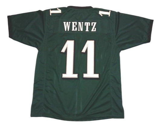 Carson Wentz Jersey #11 Custom Unsigned Football Jerseys Stitched Green