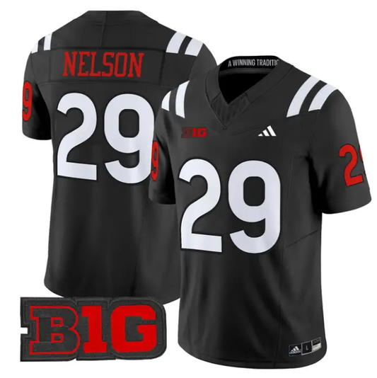 Carter Nelson Jersey #29 Nebraska Cornhuskers 2026 Vapor Limited Stitched