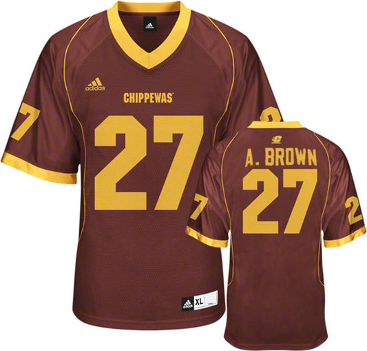 Central Michigan Chippewas #27 Antonio Brown Football Jersey