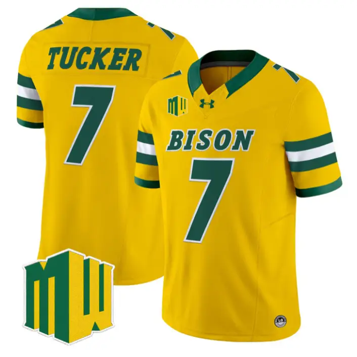 Chance Tucker Jersey #7 North Dakota State Bison 2026 Vapor Stitched