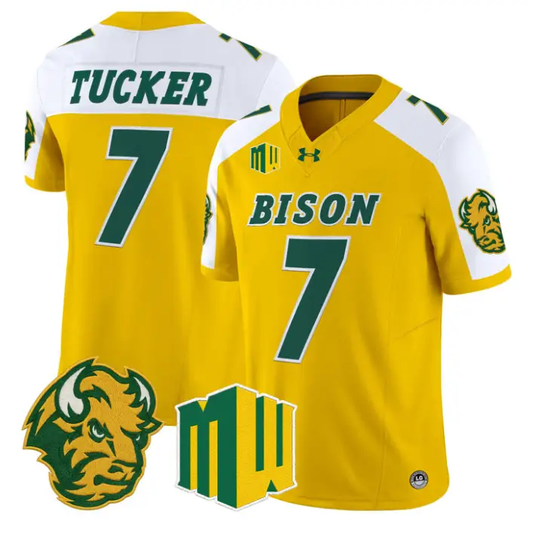 Chance Tucker Jersey #7 North Dakota State Bison 2026 Vapor Stitched