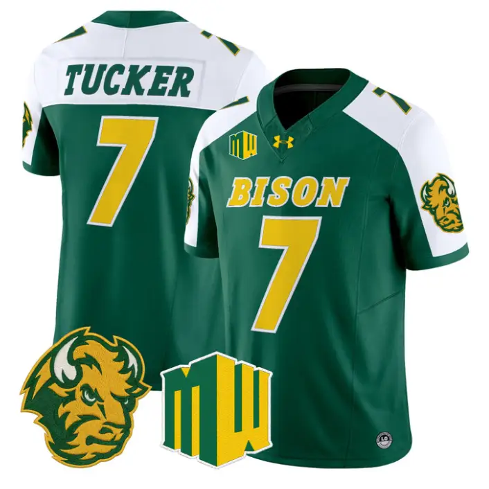 Chance Tucker Jersey #7 North Dakota State Bison 2026 Vapor Stitched