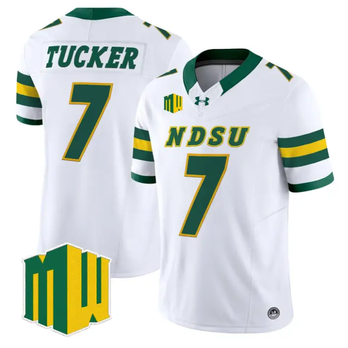 Chance Tucker Jersey #7 North Dakota State Bison 2026 Vapor Stitched