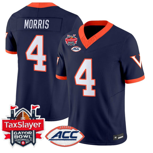 Chandler Morris Jersey #4 Virginia Cavaliers 1995 Throwbacks Gator Bowl