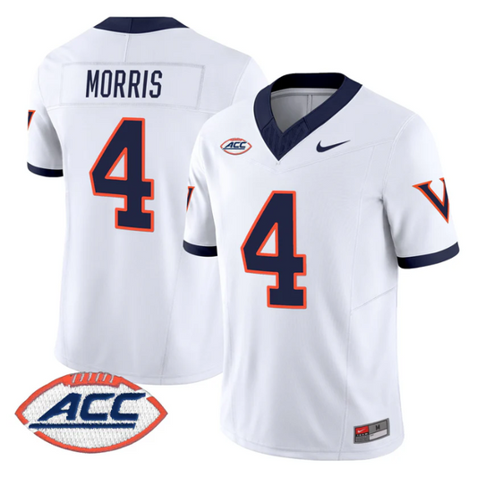 Chandler Morris Jersey #4 Virginia Cavaliers 1995 Throwbacks Stitched