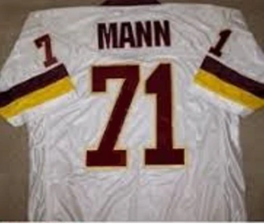 Charles Mann Jersey Washington Redskins Custom Throwback Football White