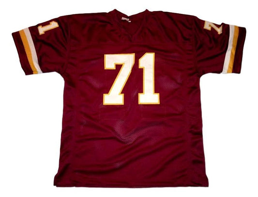 Charles Mann Jersey #71 Custom Unsigned Football Jerseys Stitched Maroon