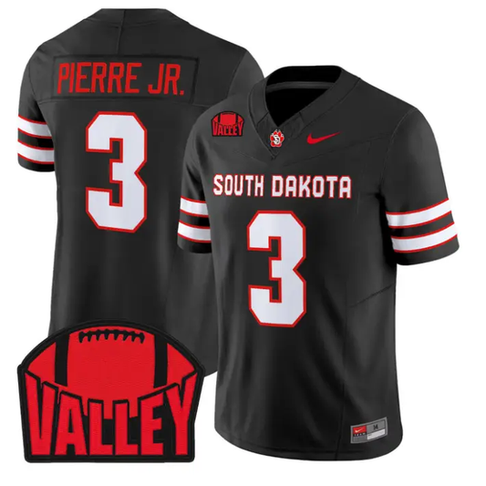 Charles Pierre Jr Jersey #3 South Dakota 2026 Vapor Limited Stitched