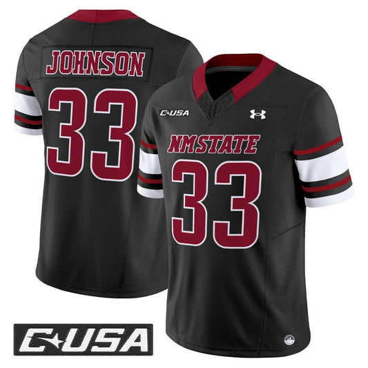 Charley Johnson Jersey #33 New Mexico State Aggies 2025 Vapor Stitched