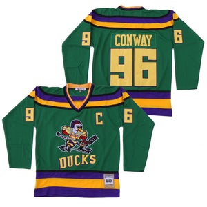 Charlie Conway #96 Mighty Ducks Hockey Jersey