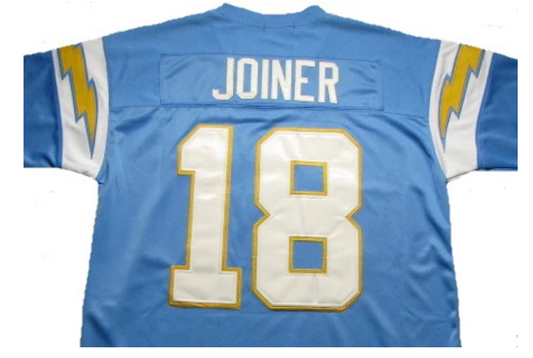 Charlie Joiner Jersey San Diego Chargers Custom Throwback Football Blue